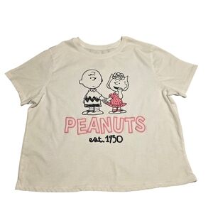 Peanuts Graphic Design Crop Top
